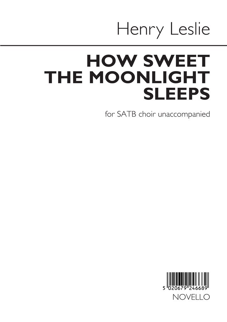 How sweet the moonlight sleeps